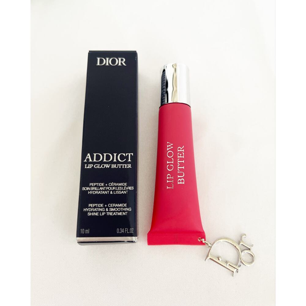 DIOR BUNDE Dioriviera Canvas Tote Bag DIOR ADDICT Lip Glow Butter Lip Treatment - Picture 5 of 11